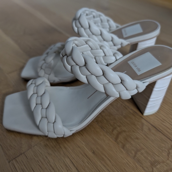 Dolce Vita Women's White Braided Sandals - Picture 5 of 6